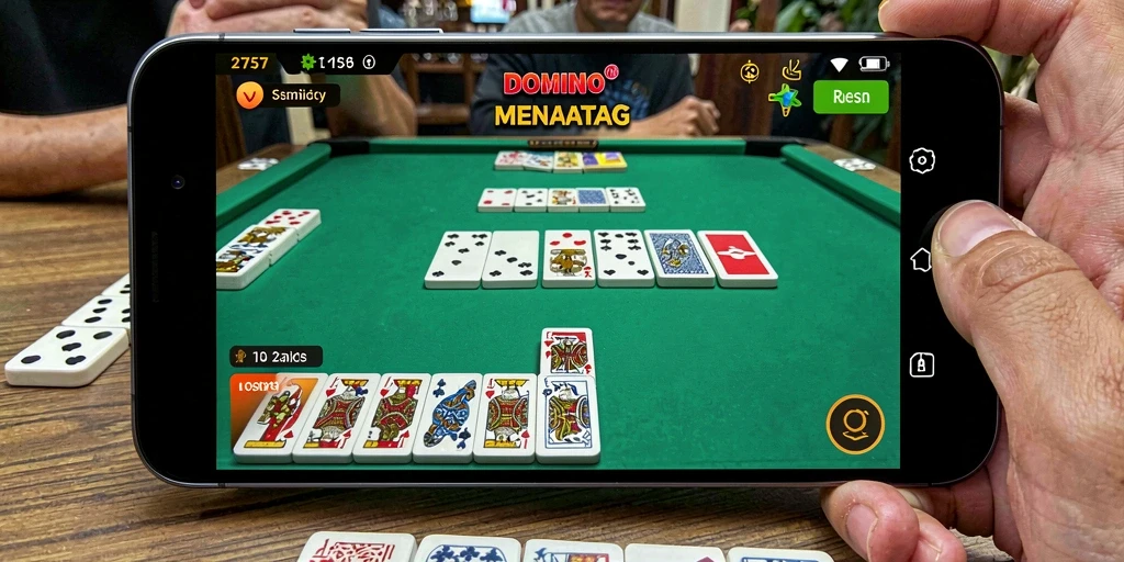 Screenshot gameplay <strong>2757</strong> menunjukkan momen seru saat bermain Domino.