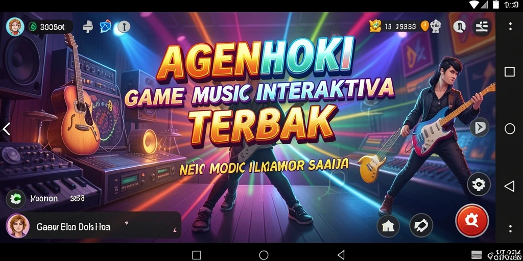 Tampilan gameplay AGENHOKI yang menyenangkan dan interaktif.