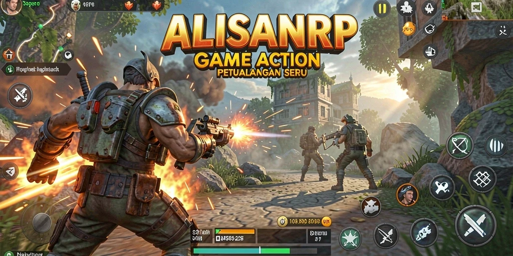 Tampilan gameplay seru dan menantang dari ALISANRP.