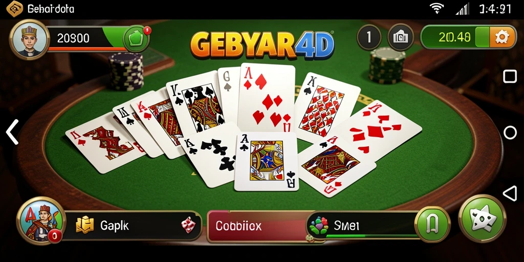 Tampilan gameplay GEBYAR4D yang menarik dan intuitif.