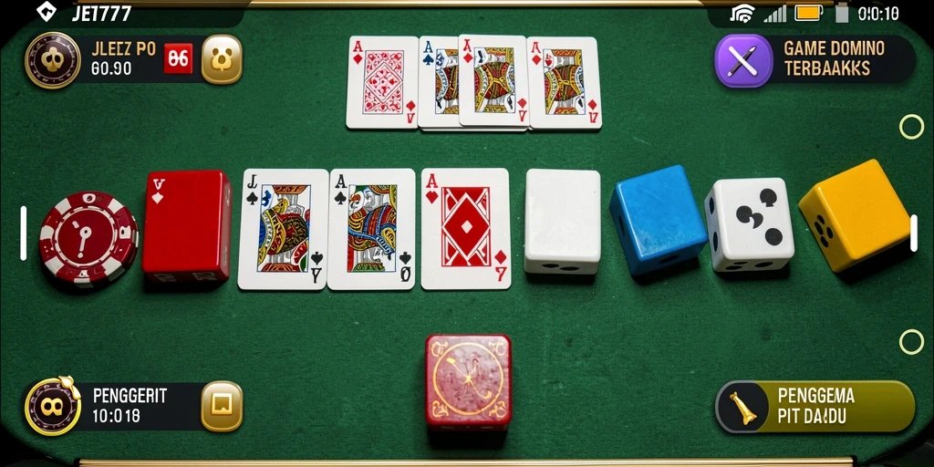 Tampilan gameplay JET77 yang menarik dan interaktif di perangkat mobile.