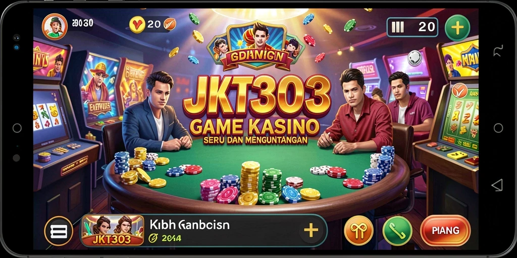 Tampilan menarik dari gameplay JKT303 yang seru.