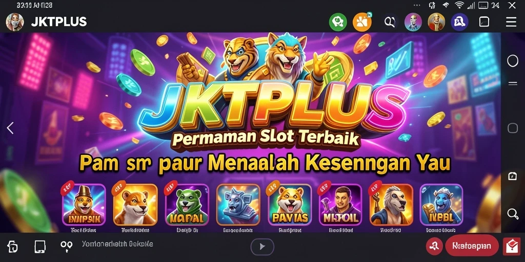Screenshot gameplay JKTPLUS yang menampilkan visual menakjubkan permainan Slot.