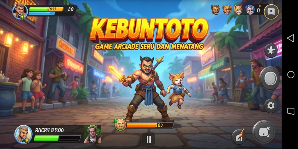Tangkapan layar KEBUNTOTO yang menampilkan aksi gameplay seru dan penuh warna.