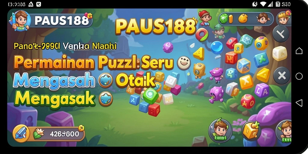Tampak gameplay <strong>PAUS188</strong> dengan teka-teki seru yang menantang.