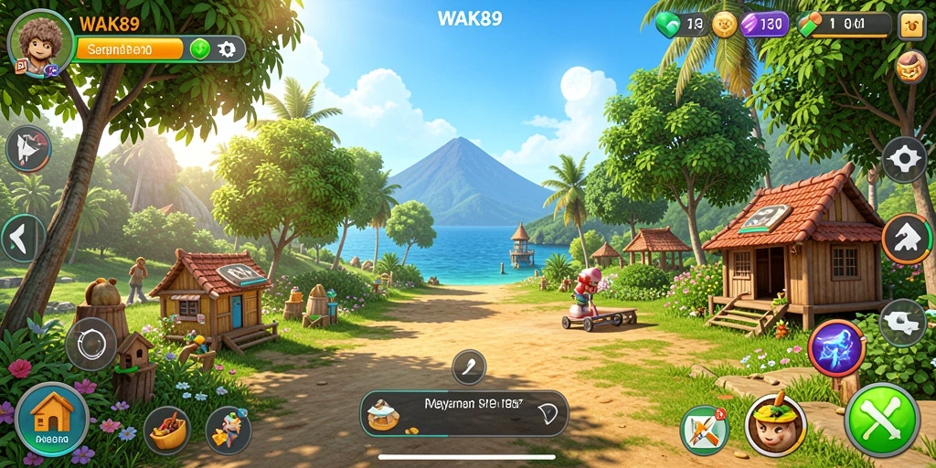 Screenshot yang menunjukkan keseruan gameplay Casual WAK89.